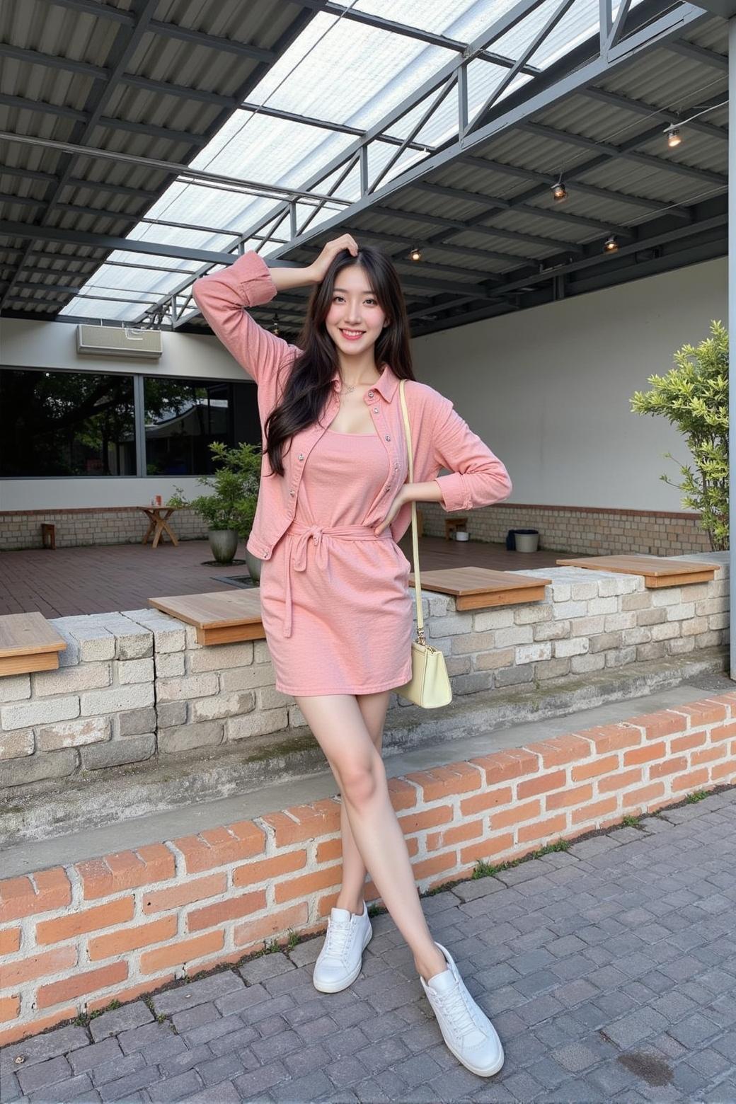 💰 Mahahengcloset💰เซต2ชิ้น ชุดคู่ผ้าฝ้ายเซตราคาถูก เสื้อเชิ้ตแขนยาว+กางเกงขาสั้น สม็อกด้านหลัง มินิมอลใส่ได้ทุกโอกาส แฟชั่นผู้หญิง แฟชั่นเกาหลี