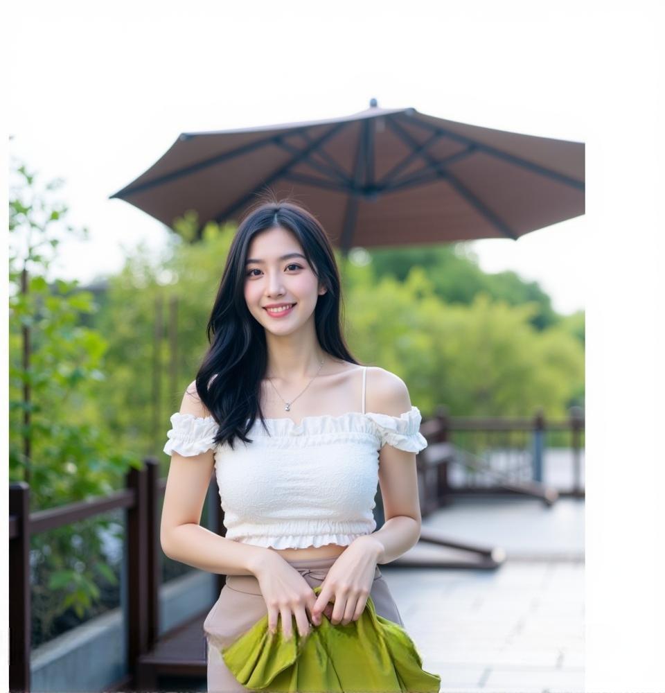 Mahaheng เสื้อครอป ครอปผู้หญิง ครอปเปิดไหล่ แขนตุ๊กตา ผ้าป๊อบคอร์น สายหวาน สีพาสเทล แฟชั่นเกาหลี แฟชั่นผู้หญิง