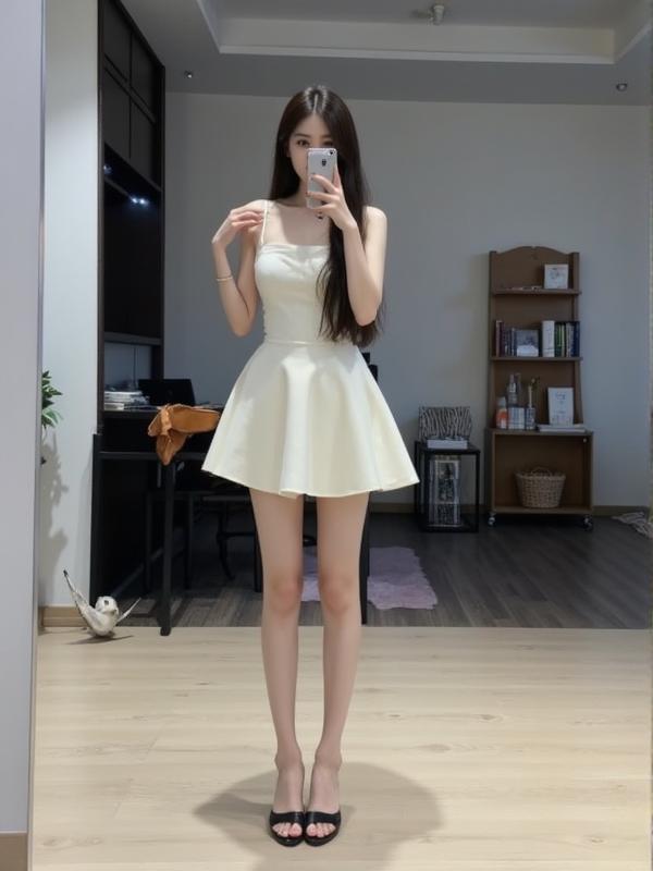 Korean Dress👗ชุดเดรสหรูหรา🎈 เซ็กซี่ คล้องคอ ทรงเข้ารูป ปิดสะโพก กระโปรงยาว